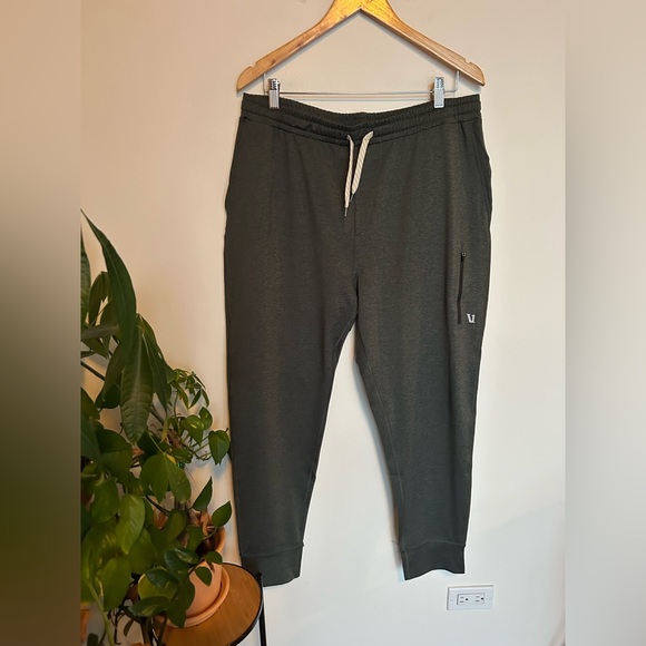 NWOT Vuori Sunday Performance Track Pant Jogger 2.0 Kale Heather Green Size XL - Picture 5 of 11